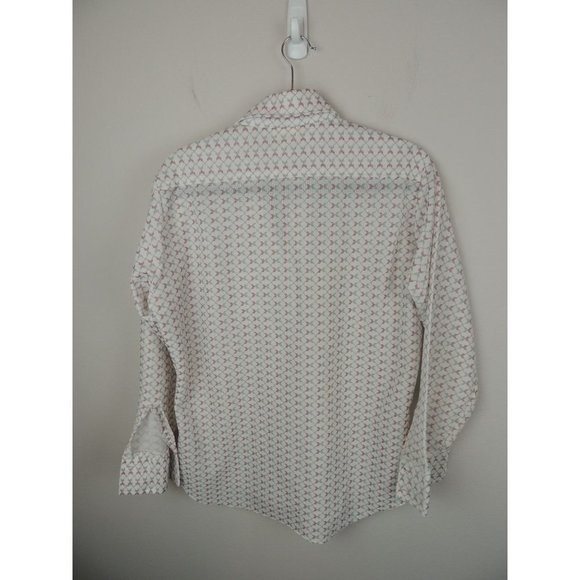 Mens Vintage polyester button down shirt size medium - Picture 2 of 3
